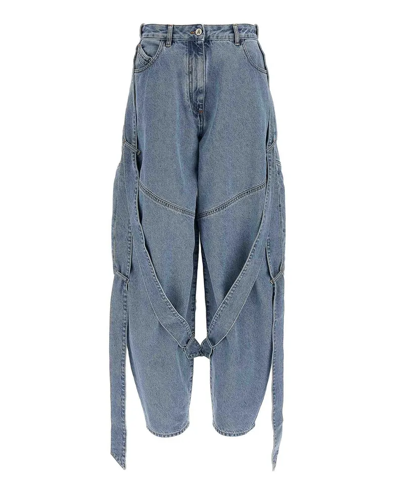 ATTICO Bootcut Jeans - Hellblau Hellblau