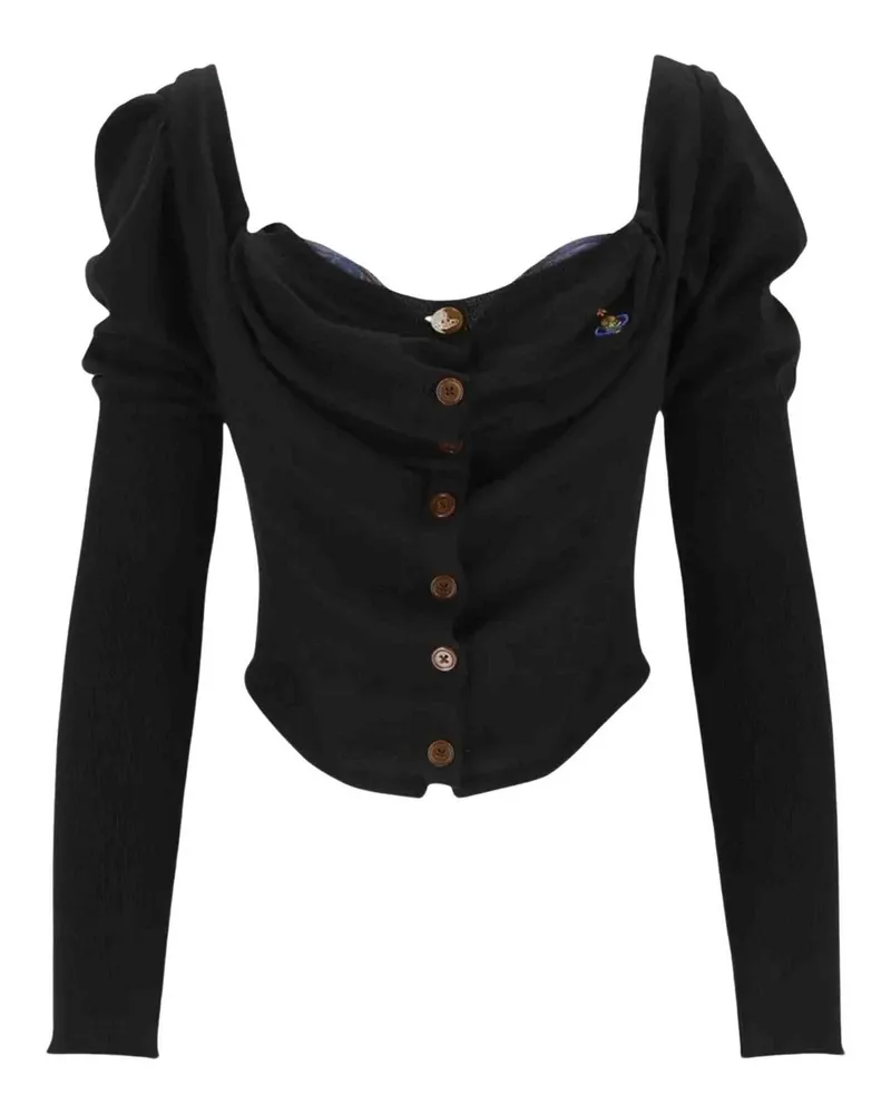 Vivienne Westwood Cardigan - Schwarz Schwarz