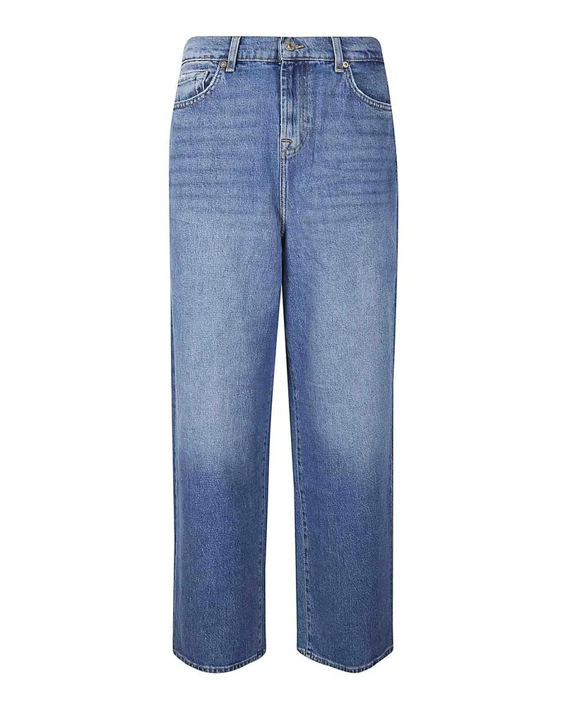 7 for all mankind Straight Leg Jeans - Blau Blau