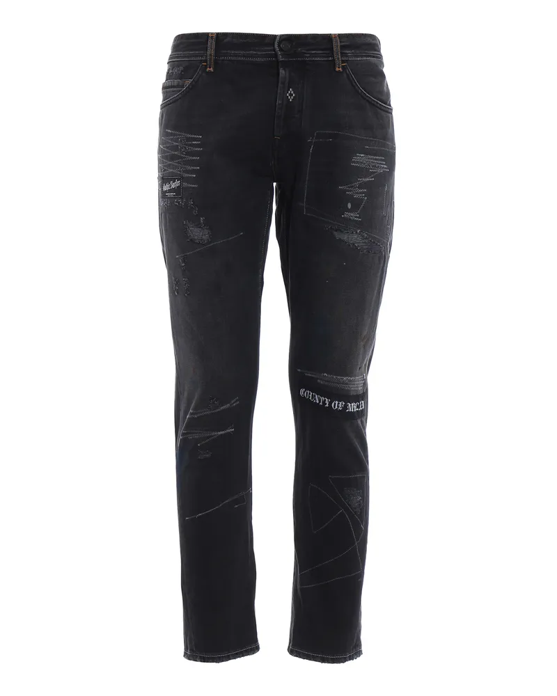 Marcelo Burlon | County of Milan Straight Leg Jeans - Dunkelgrau Dunkelgrau