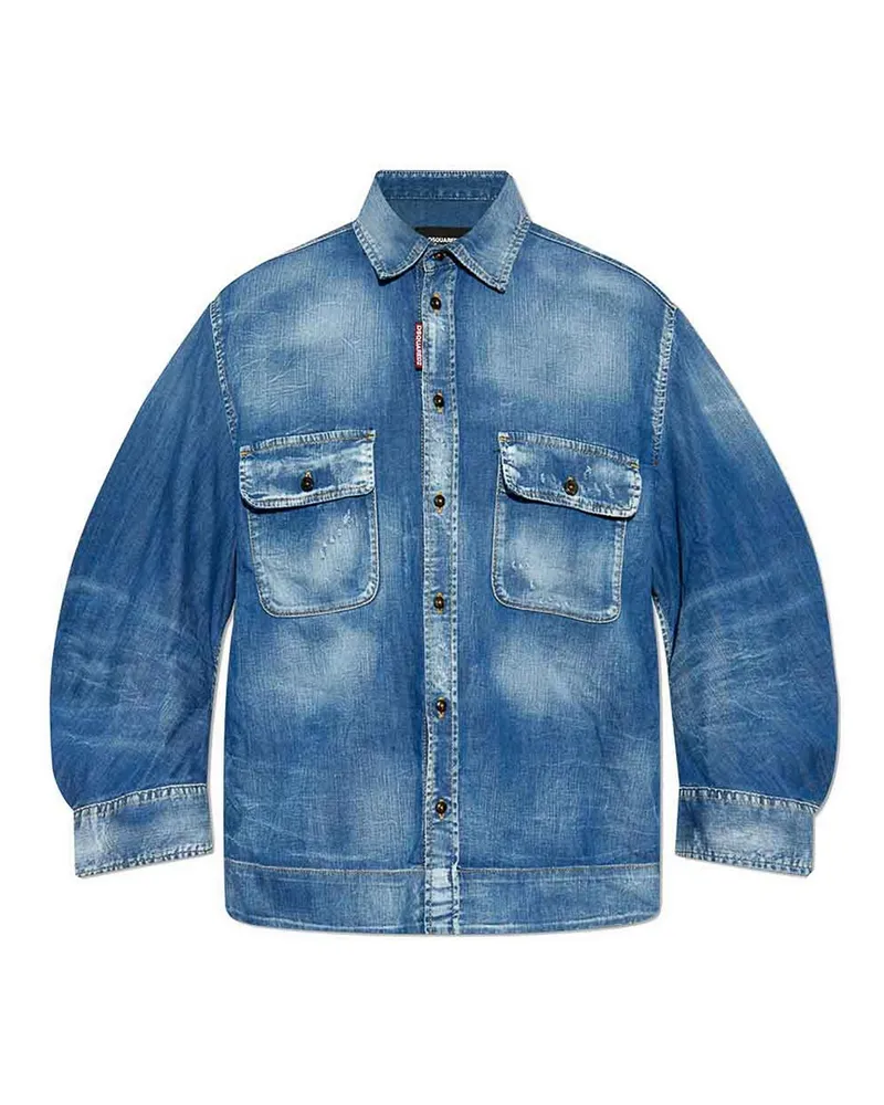 Dsquared2 Hemd - Blau Blau