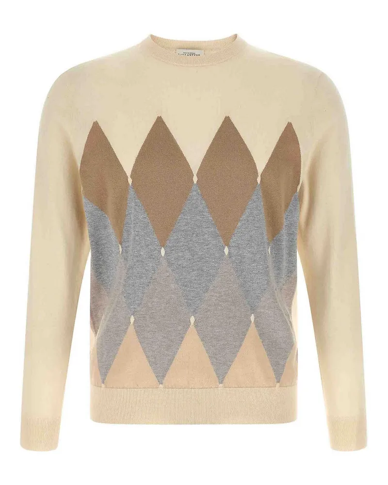 Ballantyne Rundhalspullover - Beige Beige