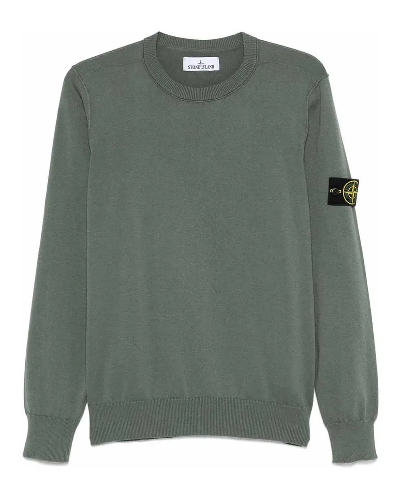 Stone Island U-Boot-Pullover - Grün Grün