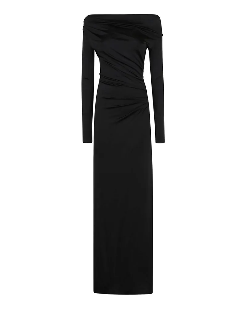 Victoria Beckham Knielanges Kleid - Schwarz Schwarz