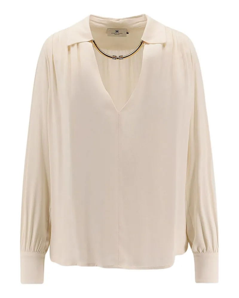 Elisabetta Franchi Bluse - Weiß Weiß