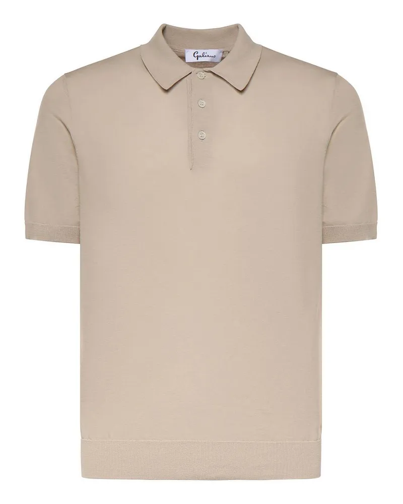Giuliano Galiano Poloshirt - Beige Beige