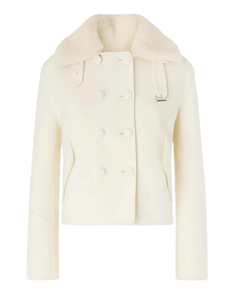 Ermanno Scervino Knielanger Mantel - Weiß Weiß