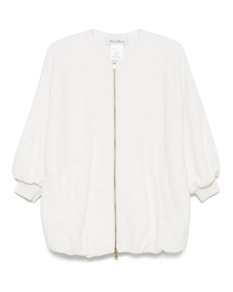 Max Mara Casualjacke - Weiß Weiß
