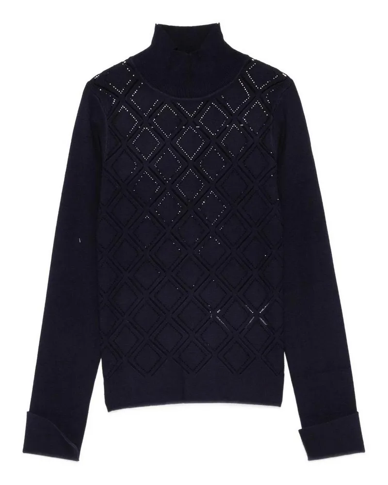 Blumarine Rollkragenpullover - Blau Blau