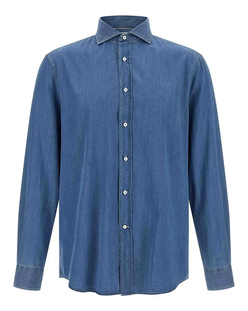 Brunello Cucinelli Hemd - Blau Blau