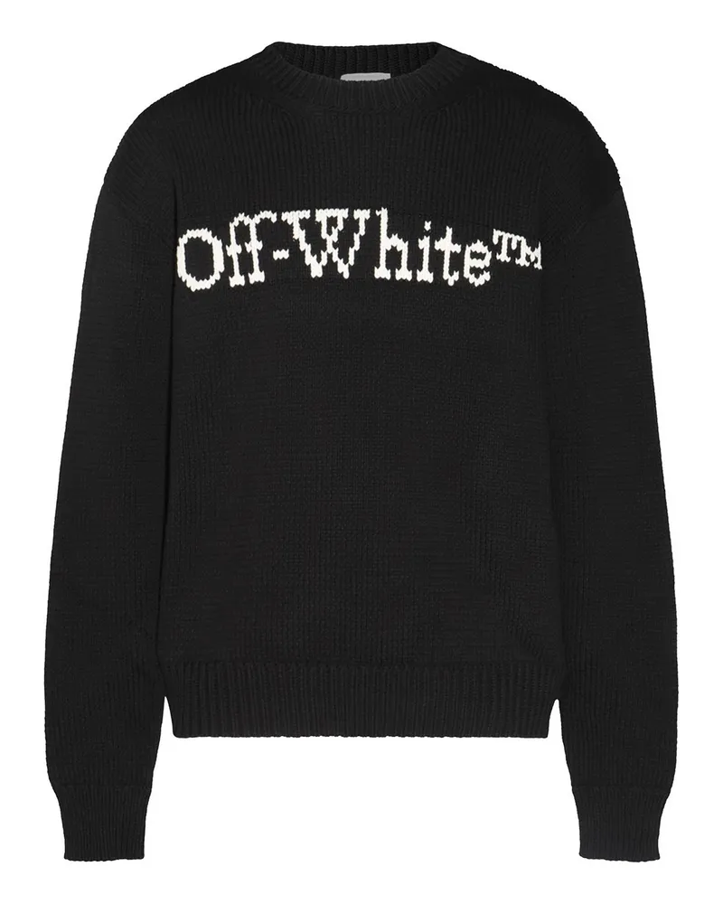 OFF-WHITE Rundhalspullover - Schwarz
