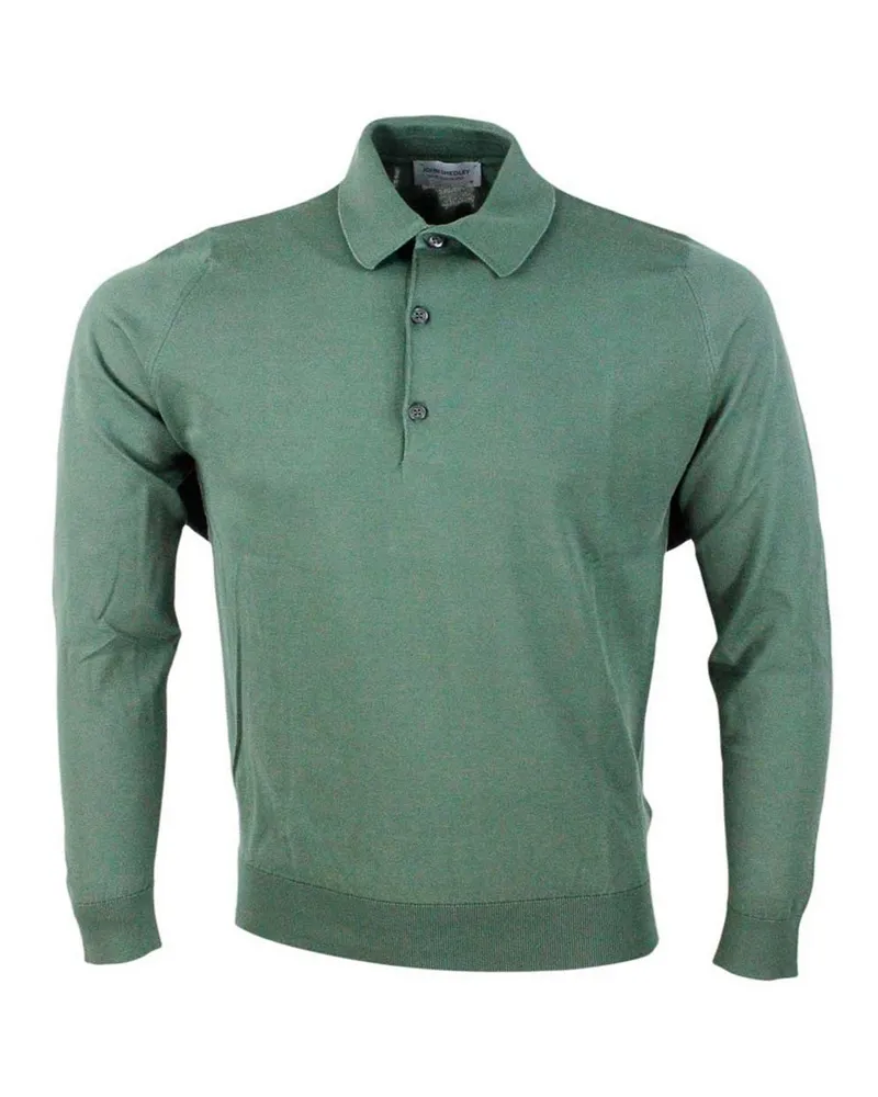 John Smedley T-Shirt - Grün Grün