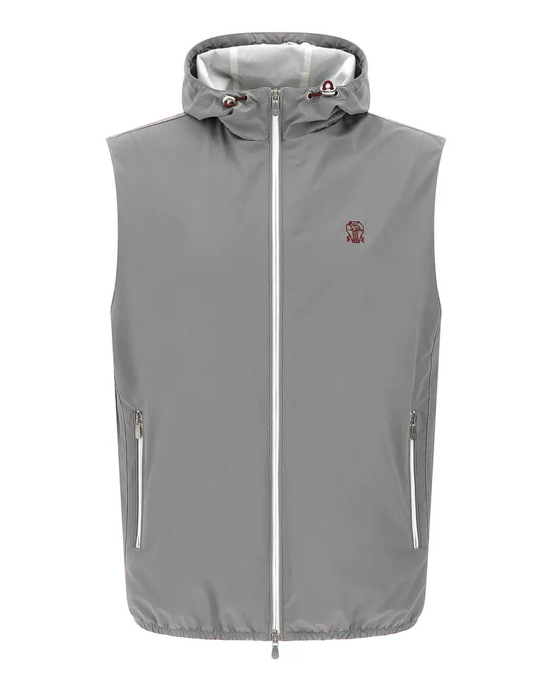 Brunello Cucinelli Weste - Grau Grau