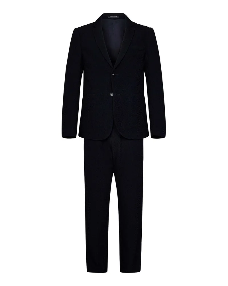 Emporio Armani Eleganter Anzug - Blau Blau