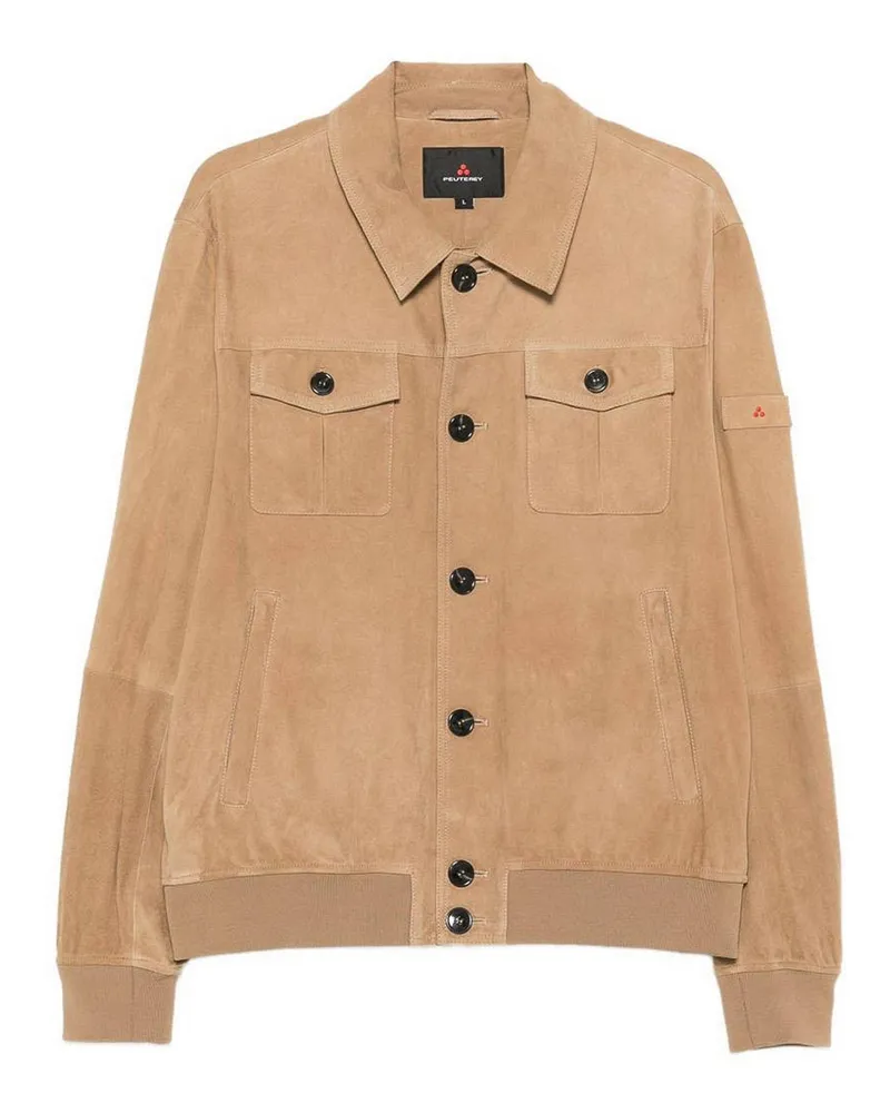 Peuterey Lederjacke - Beige Beige