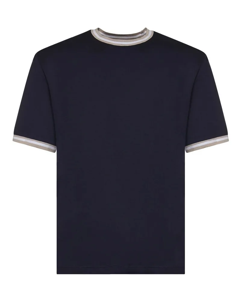 Eleventy T-Shirt - Blau Blau