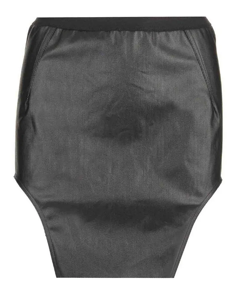 Rick Owens Minirock - Schwarz Schwarz