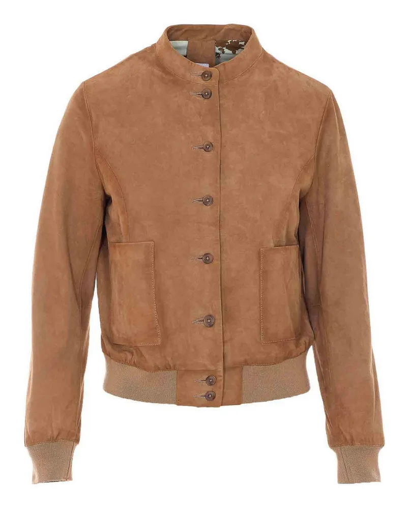 Bully Lederjacke - Braun Braun
