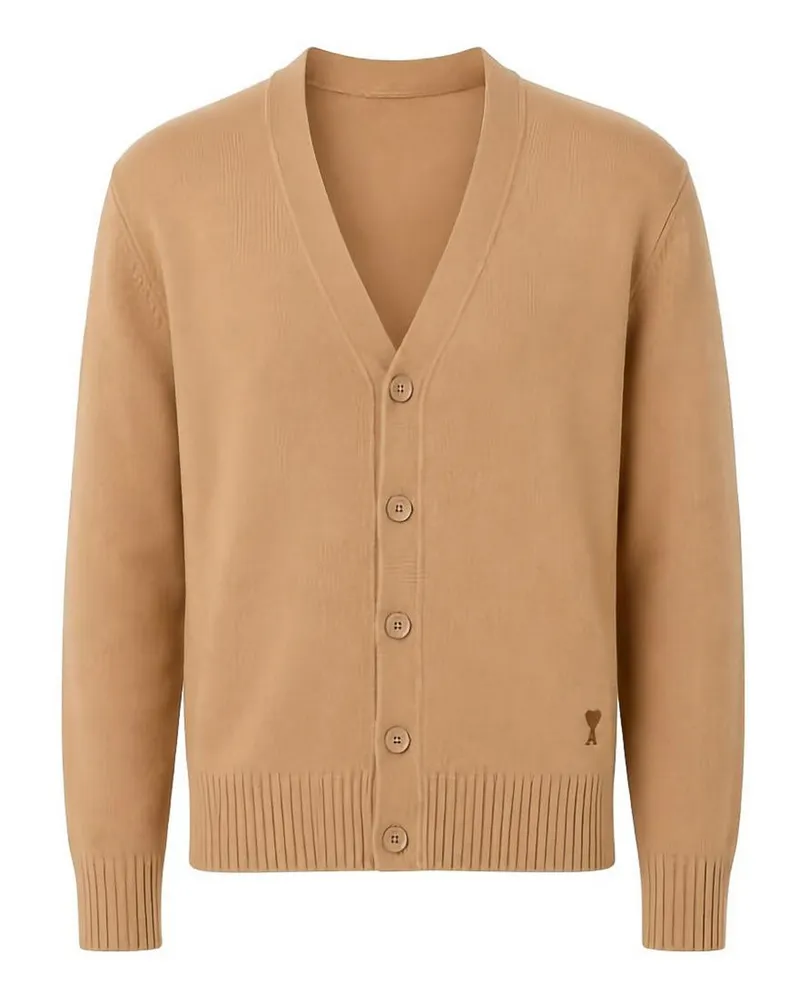AMI Paris Cardigan - Camel Camel
