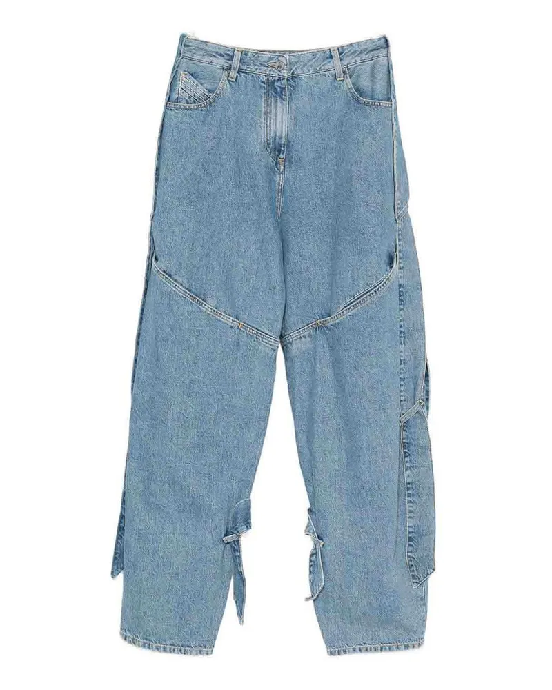 ATTICO Straight Leg Jeans - Blau Blau