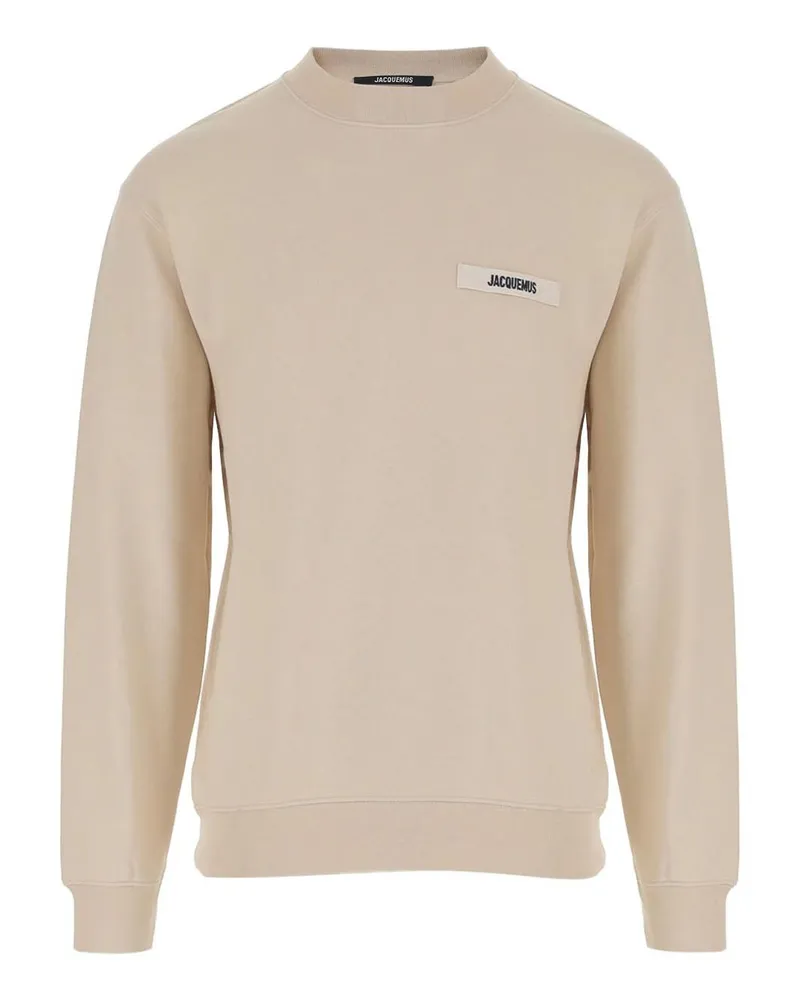 Jacquemus Rundhalspullover - Beige Beige
