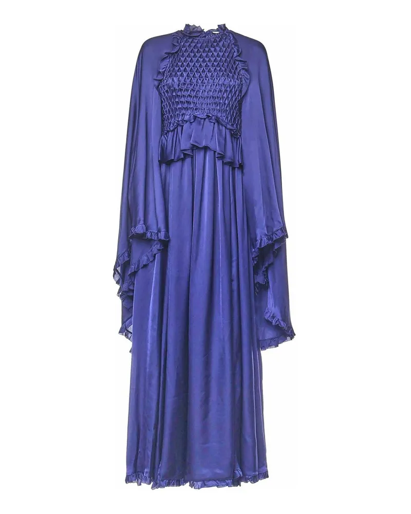 Zimmermann Knielanges Kleid - Blau Blau