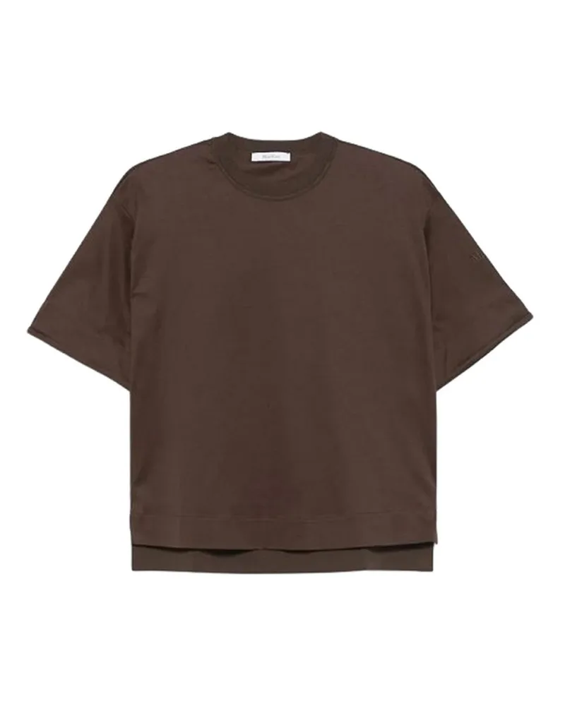 Max Mara T-Shirt - Braun Braun
