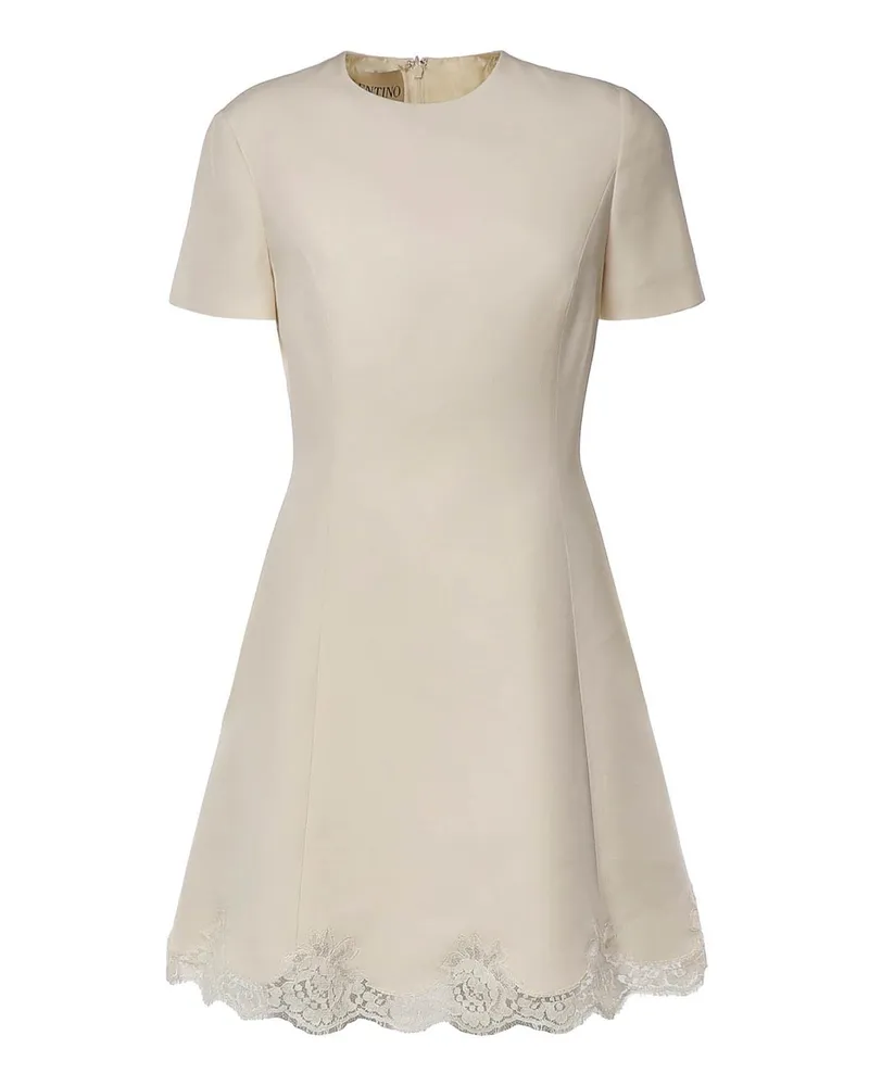 Valentino Garavani Kurzes Kleid - Creme Creme