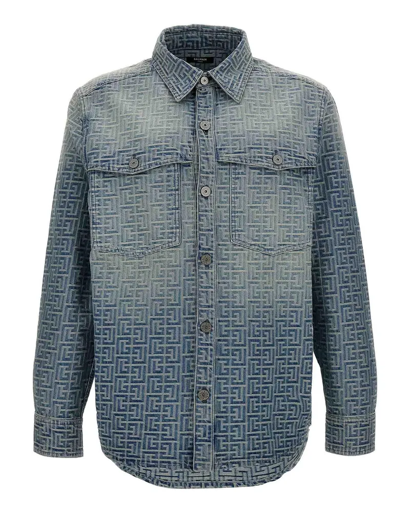 Balmain Hemd - Hellblau Hellblau