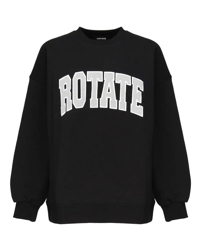 ROTATE Birger Christensen Sweatshirt - Schwarz Schwarz