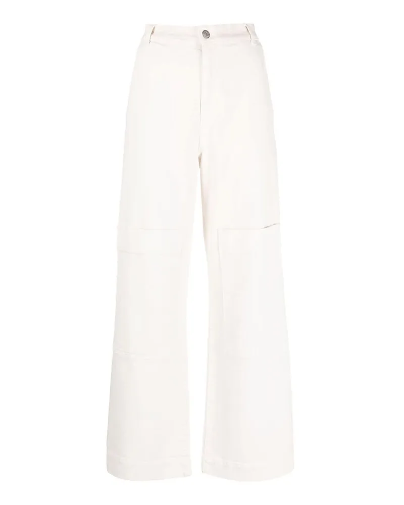 P.A.R.O.S.H. P. A.R. O H. Casual Hose - Weiß Weiß