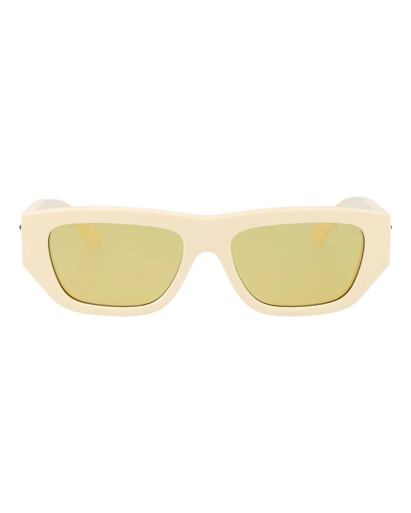 Bottega Veneta Sonnenbrille - Weiß Weiß