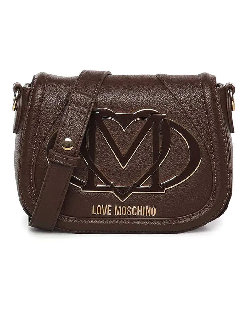 Moschino Schultertasche - Dunkelbraun Dunkelbraun