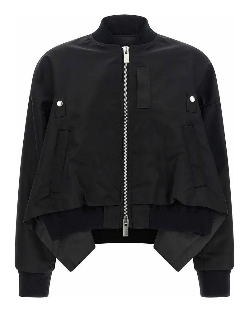Sacai Casualjacke - Schwarz Schwarz
