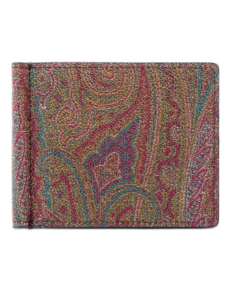 Etro Portemonnaie - Braun Braun