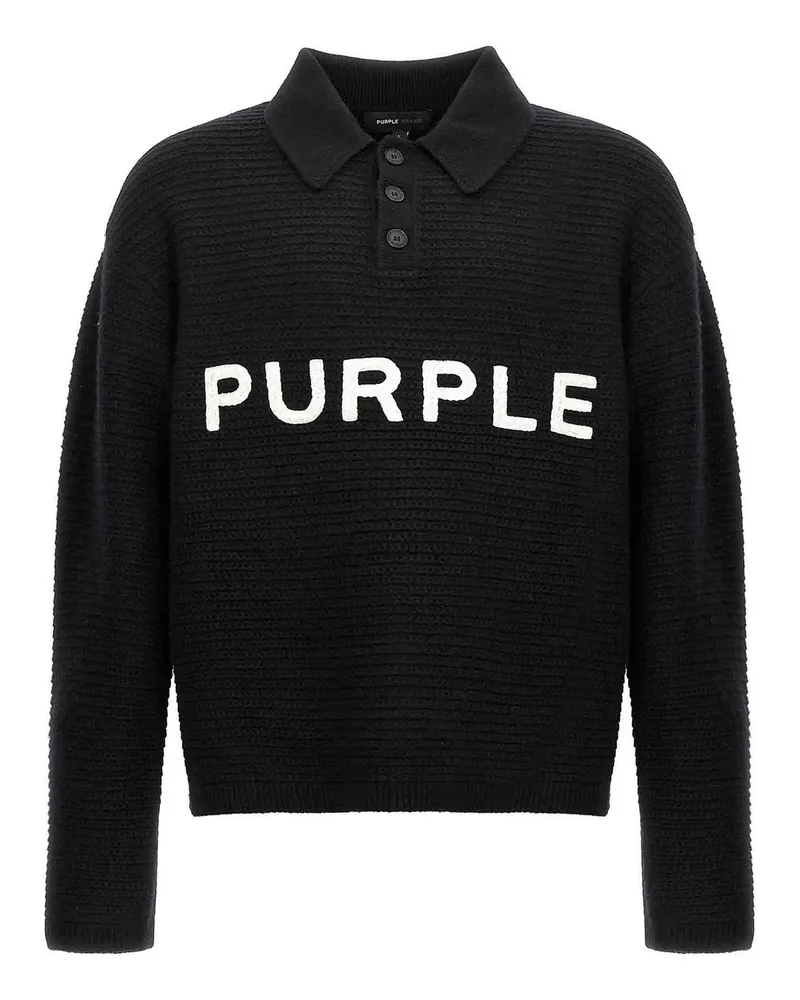 PURPLE BRAND Cardigan - Schwarz Schwarz