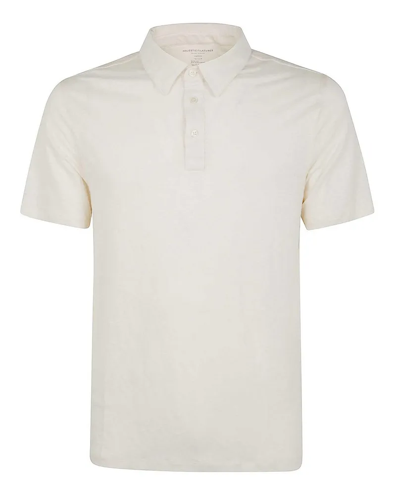 Majestic Poloshirt - Nude Nude