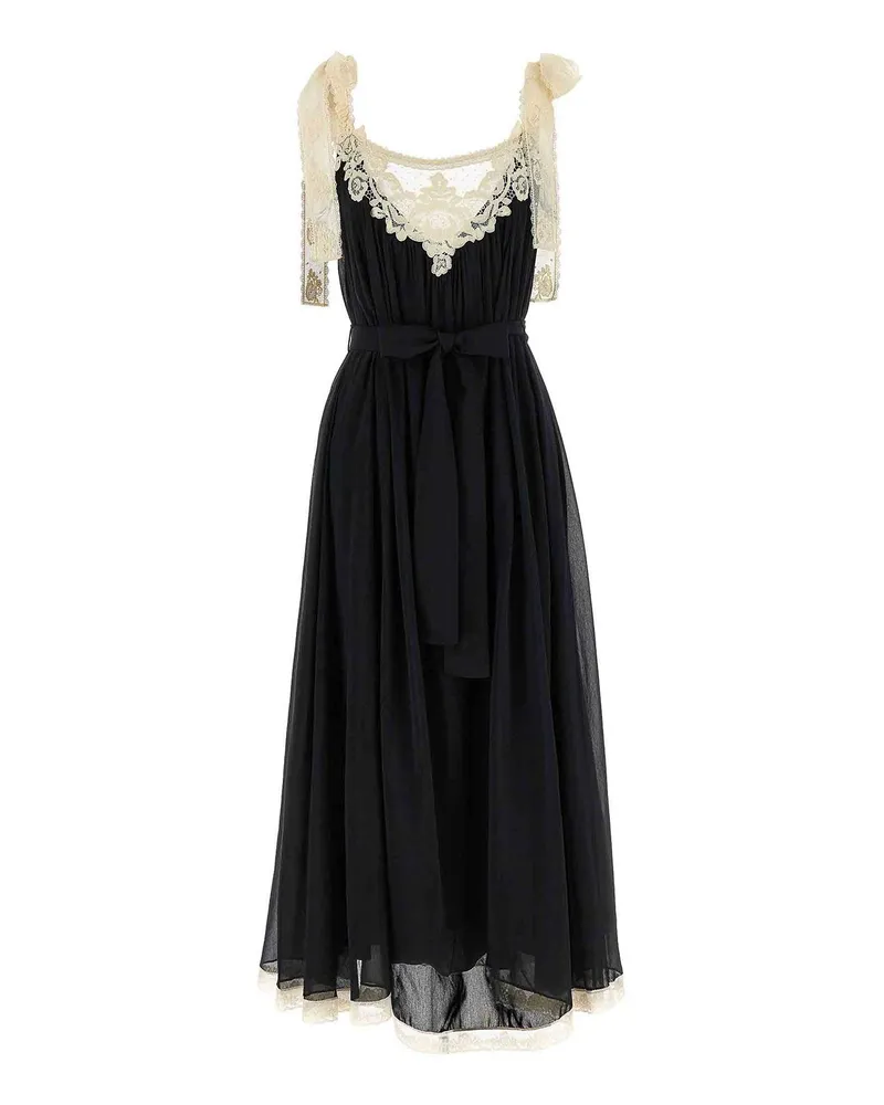 Zimmermann Knielanges Kleid - Weiß Weiß