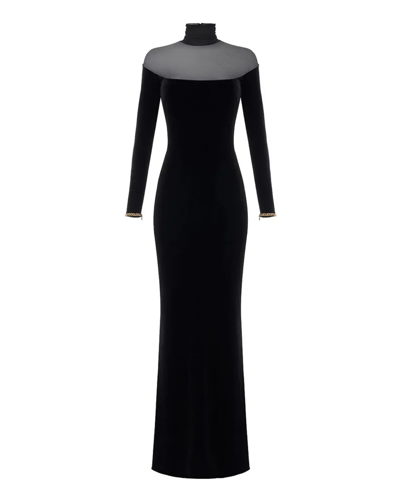 Elisabetta Franchi Rollkragenpullover - Schwarz Schwarz