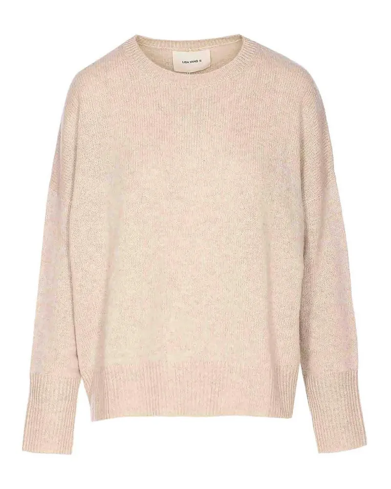 Lisa Yang Rundhalspullover - Beige Beige