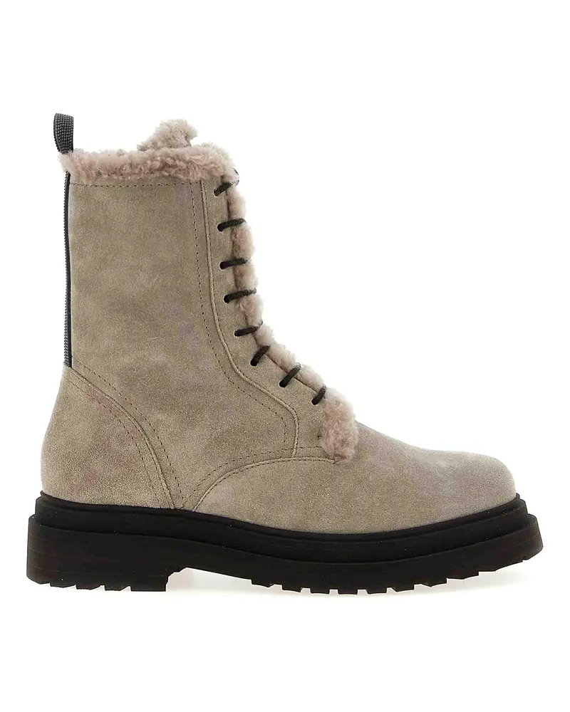 Brunello Cucinelli Stiefel - Grau Grau