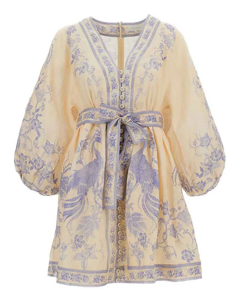 Zimmermann Kurzes Kleid - Beige Beige