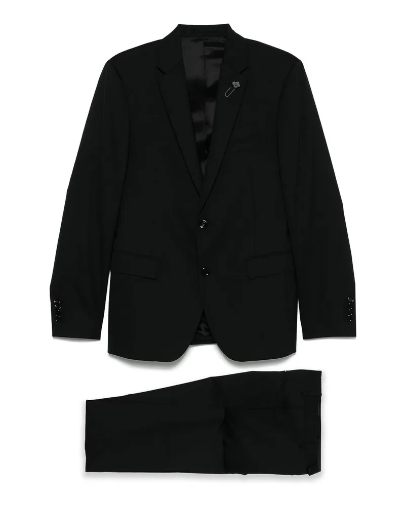 LARDINI Eleganter Anzug - Schwarz Schwarz