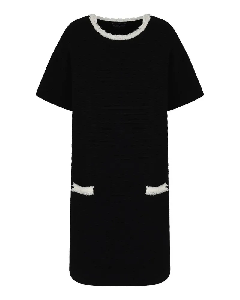 Emporio Armani Kurzes Kleid - Schwarz Schwarz