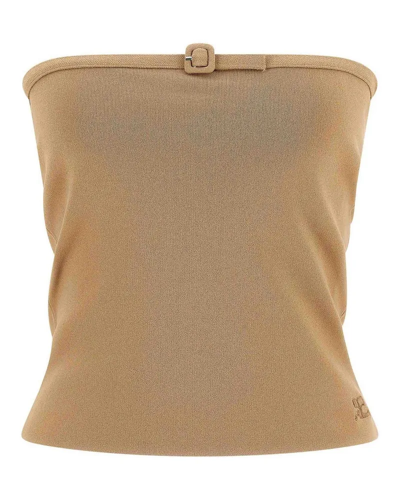 Courrèges Top - Beige Beige