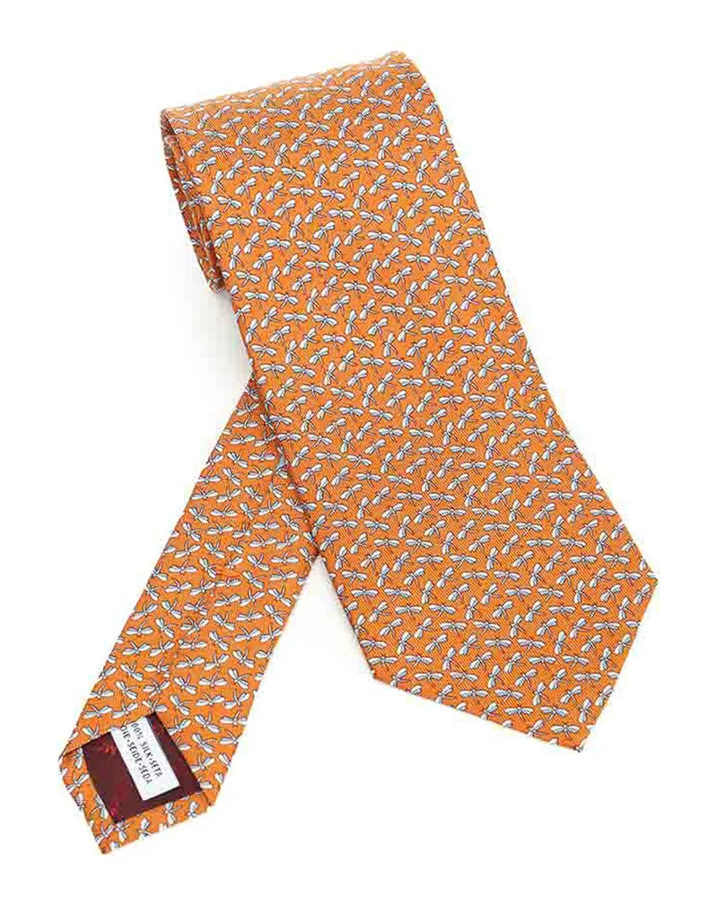 Ferragamo Krawatte - Orange Orange