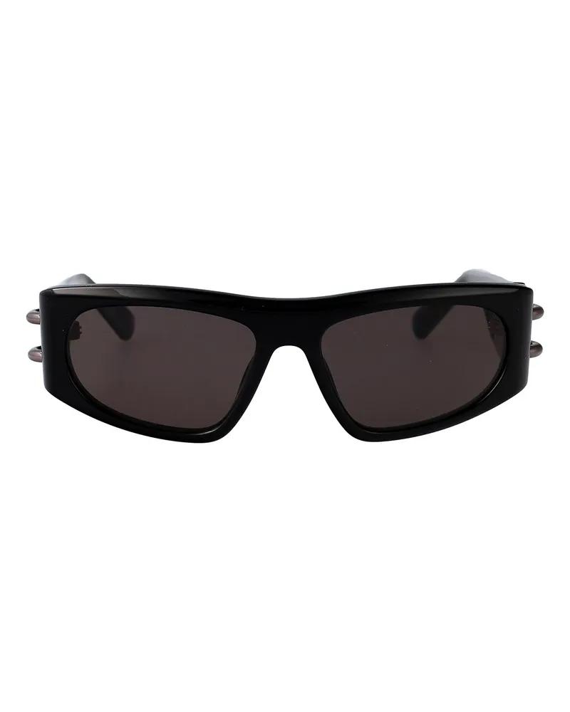 Alexander McQueen Sonnenbrille - Schwarz Schwarz