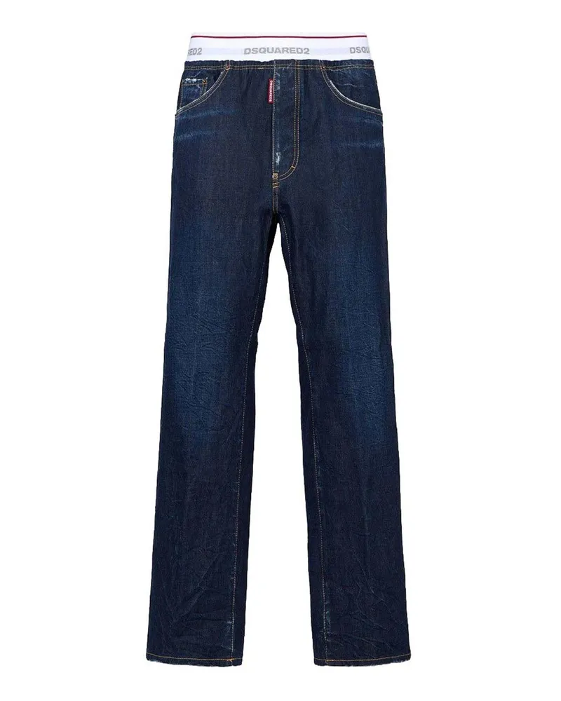 Dsquared2 Straight Leg Jeans - Denim Denim