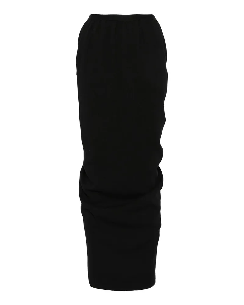 Rick Owens Langer Rock - Schwarz Schwarz