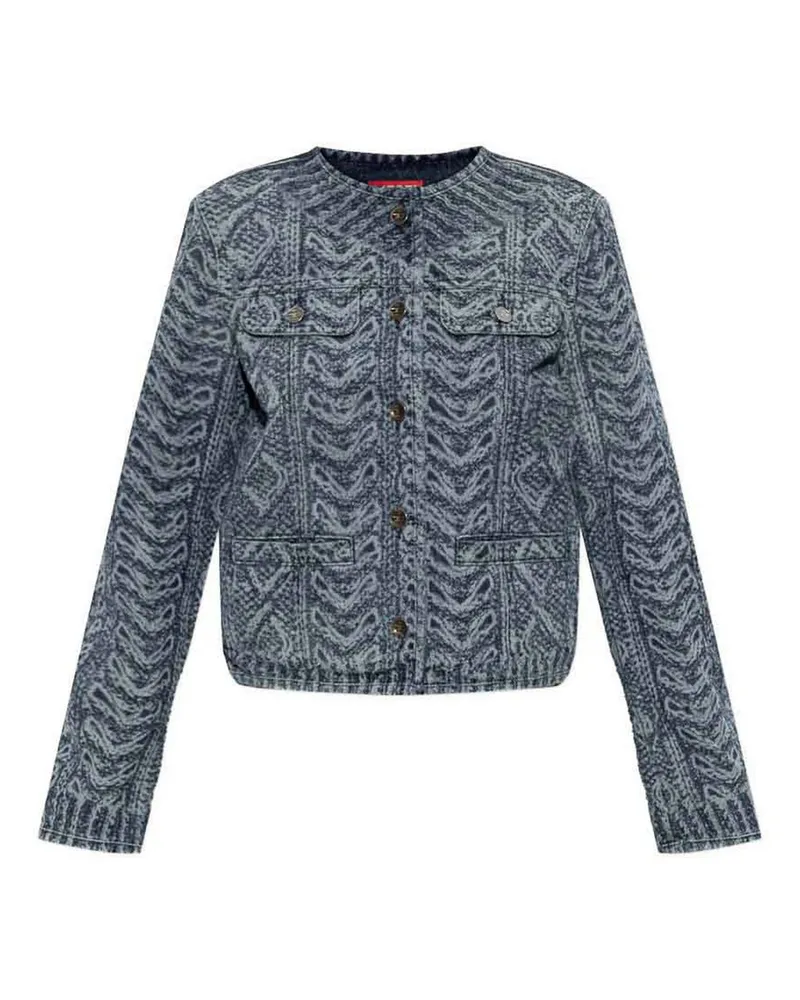 Diesel Jeansjacke - Dunkelblau Dunkelblau